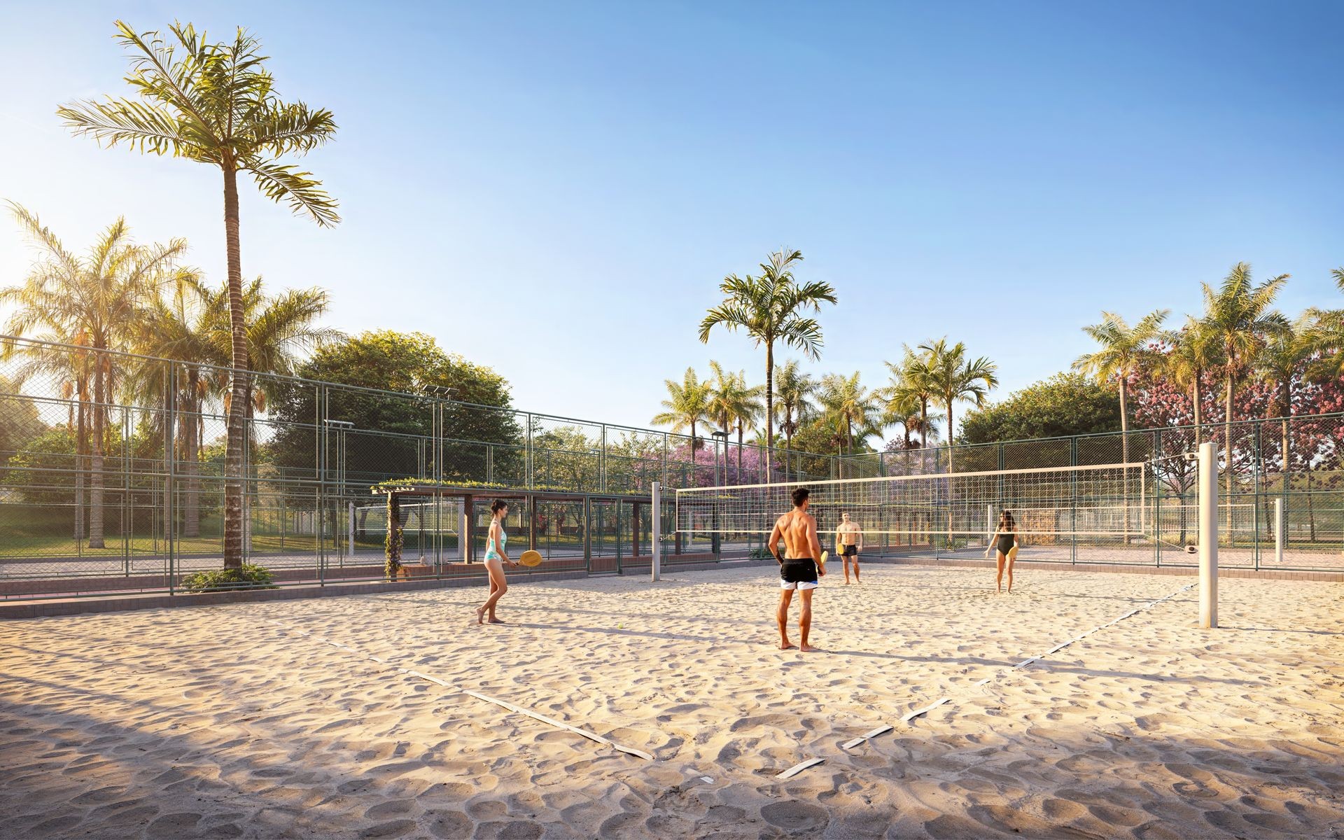 Quadras de Beach Tênis 