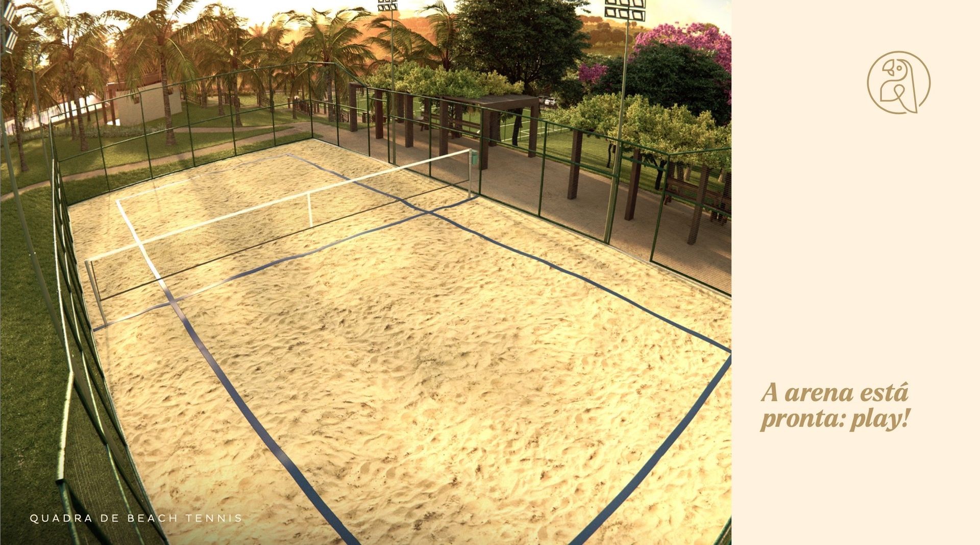 Quadra de Beach Tennis