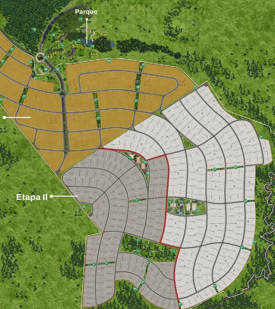 Mapa de implantação — Florestal Florata