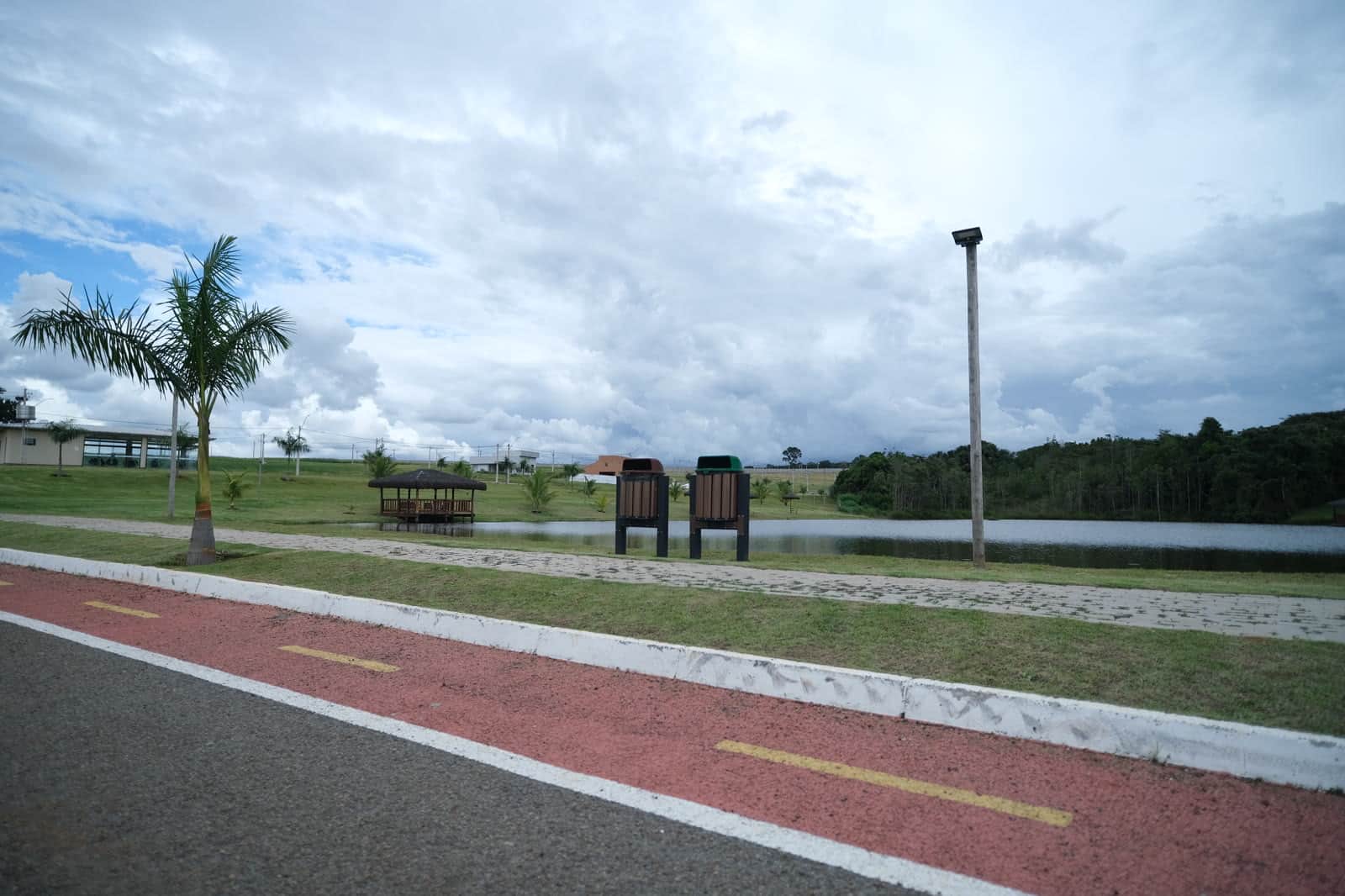 Pista de caminhada, foto real
