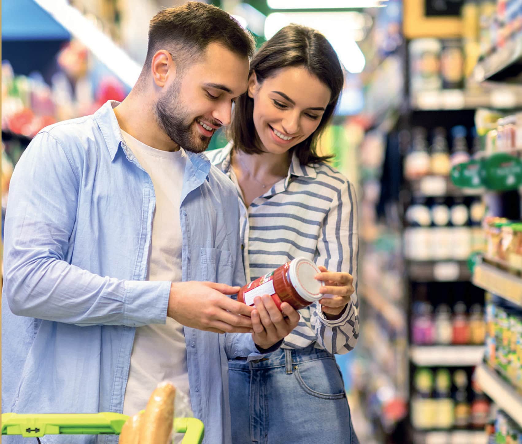 Espaço para mercadinho contêiner, perspectiva ilustrativa