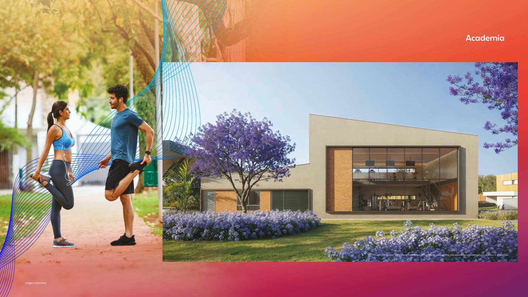 Academia de 255 m² do condomínio