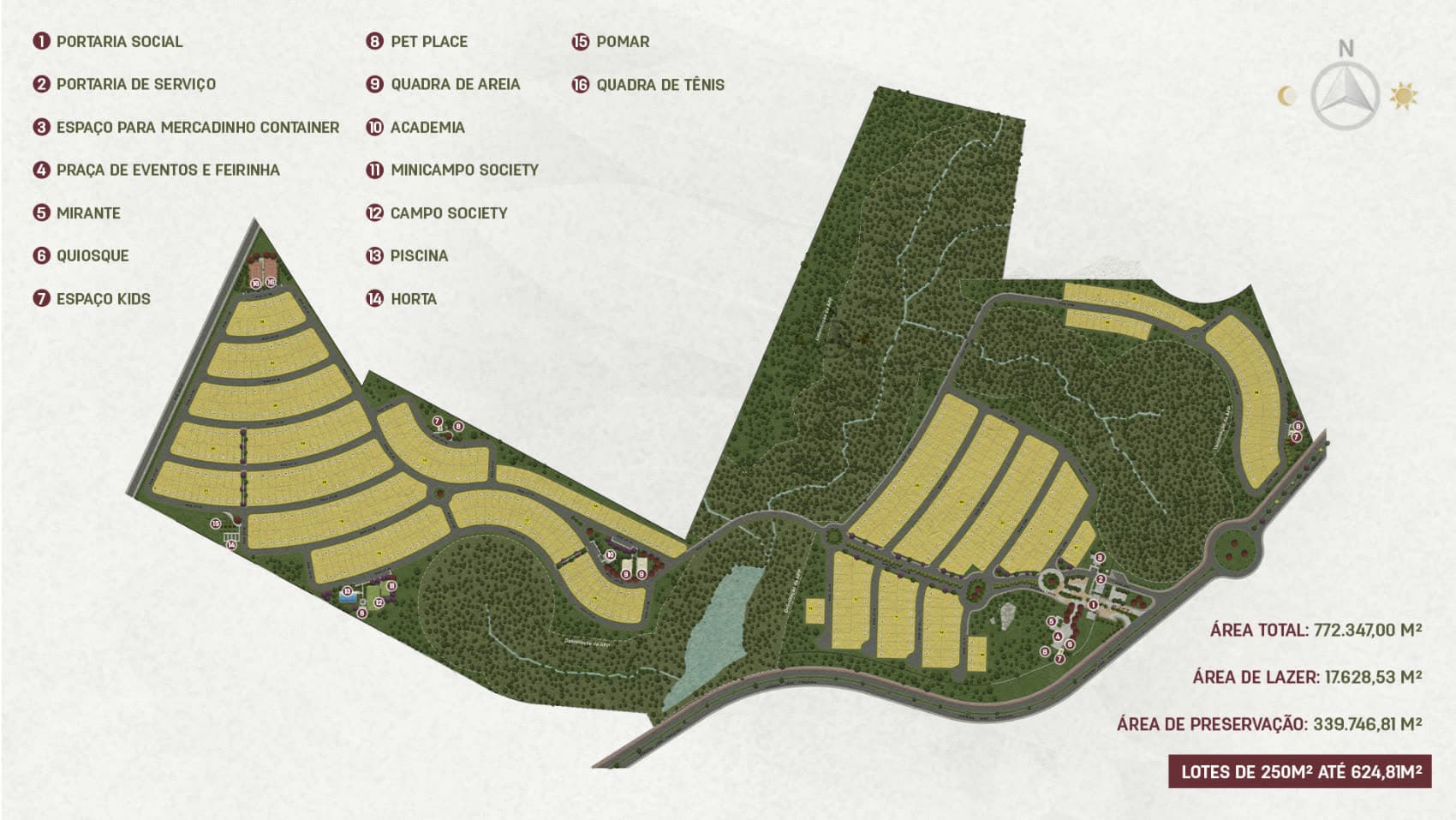 Mapa de implantação — Jardins Turim