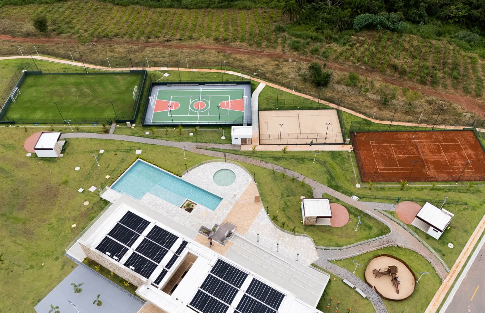 Quadras esportivas do Vinhas Flamboyant
